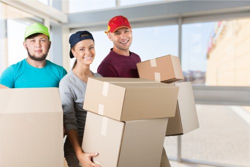 Local removals team planning a move in Charingcross