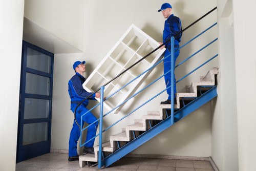 Safe handling of office furniture during a move