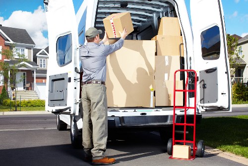 Reusable furniture and goods prepared for charity donation
