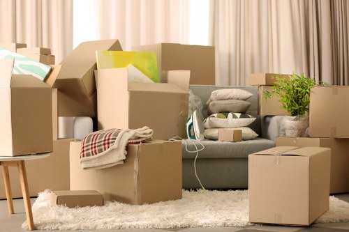 Secure office equipment and archive storage setup