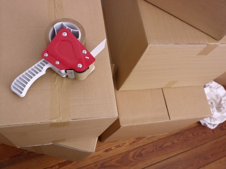 Boxes and packing materials for Charing Cross removals